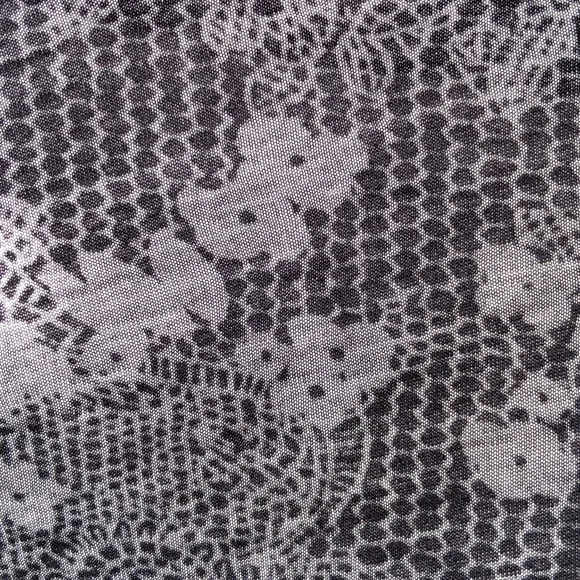 Silence + Noise Tank Top Women Small Spaghetti Strap Sleeveless Black Lace Print - Picture 4 of 11